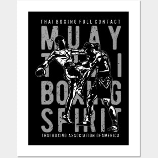 Muay Thai Boxing Posters and Art